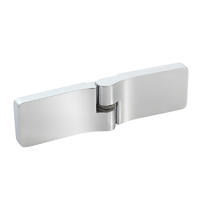 Rectangle design zinc alloy door hinges glass shower door accessories